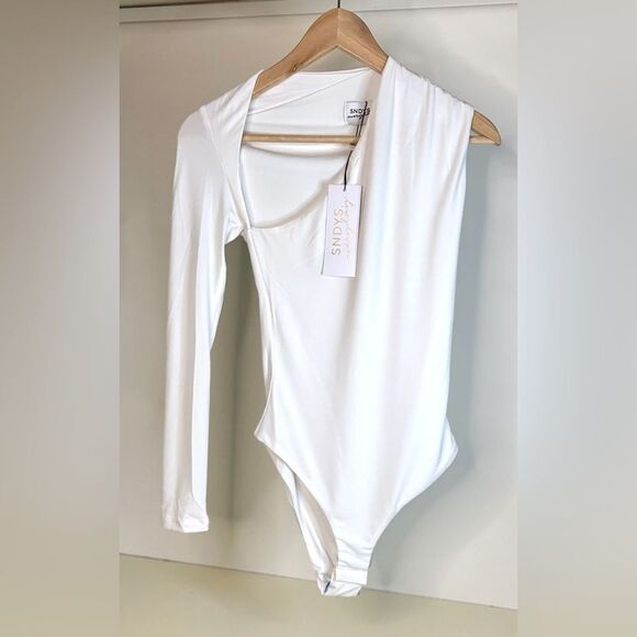 NWT Revolve- Dany Bodysuit in White SNDYS Size 4 - Picture 3 of 7